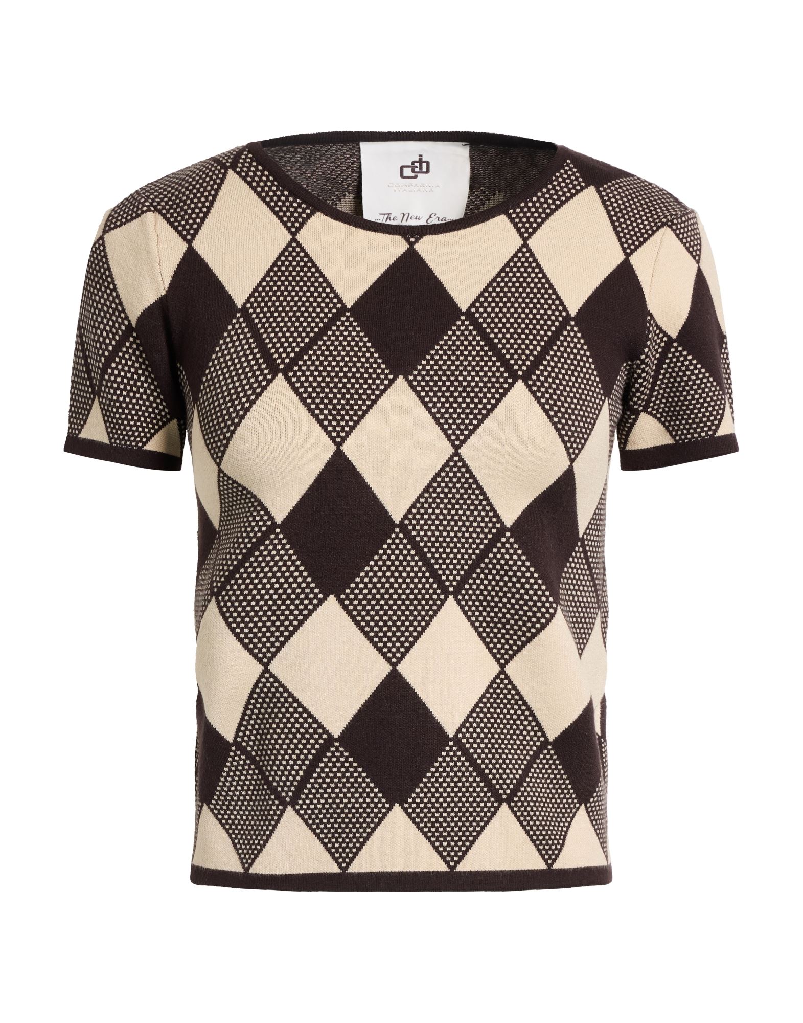 COMPAGNIA ITALIANA Pullover Damen Schokobraun von COMPAGNIA ITALIANA