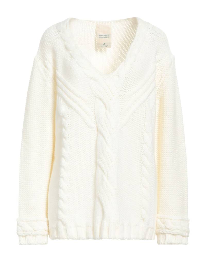 COMPAGNIA ITALIANA Pullover Damen Weiß von COMPAGNIA ITALIANA