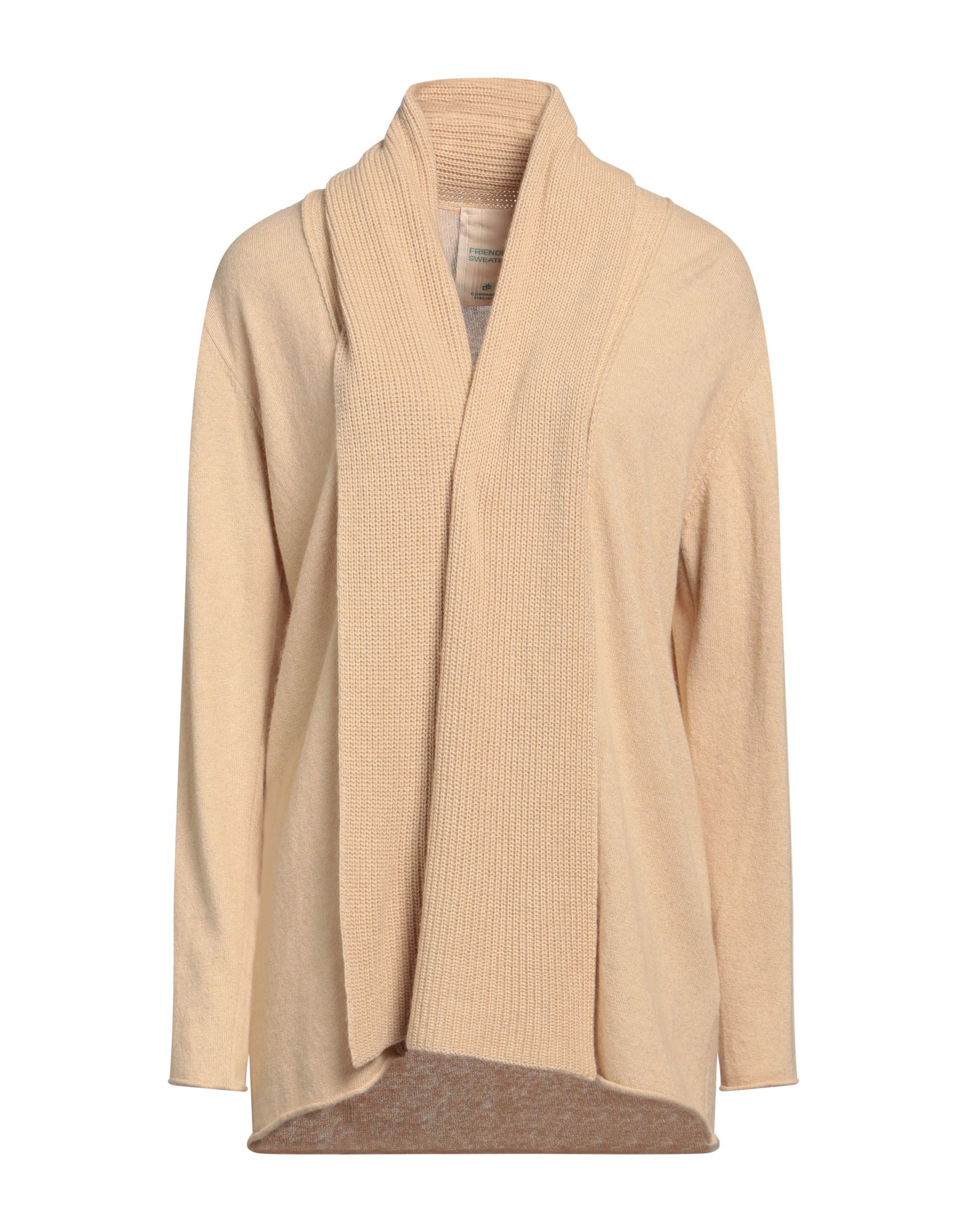 COMPAGNIA ITALIANA Strickjacke Damen Beige von COMPAGNIA ITALIANA