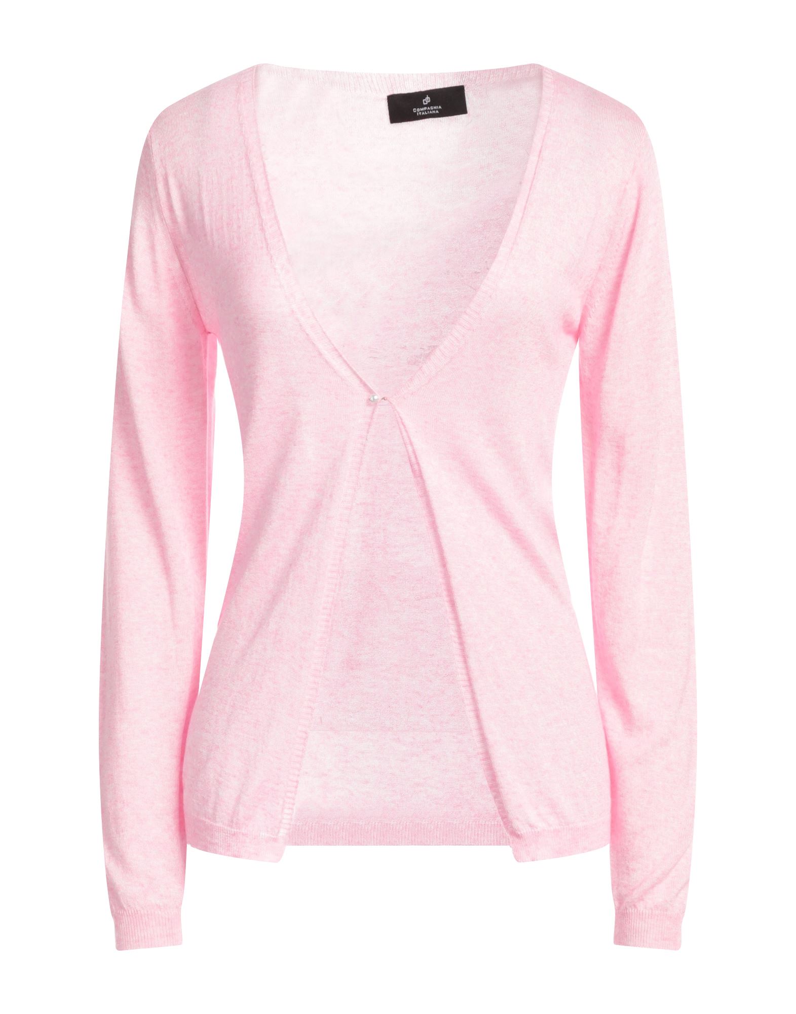 COMPAGNIA ITALIANA Strickjacke Damen Rosa von COMPAGNIA ITALIANA