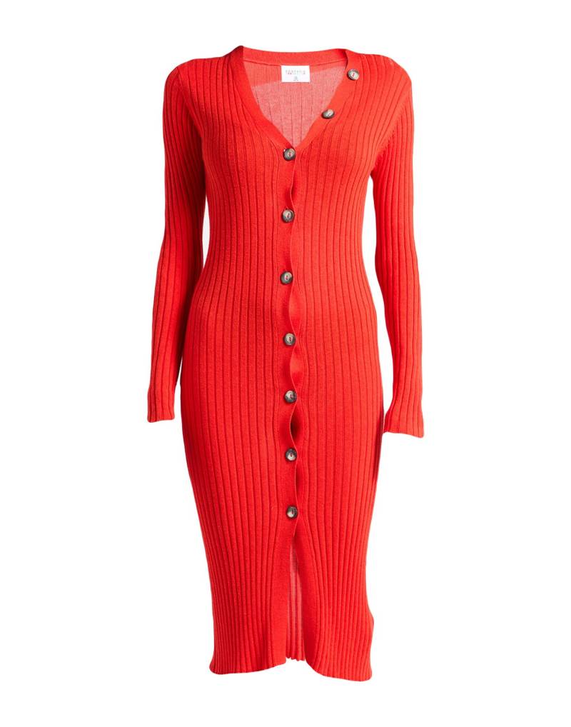 COMPAÑIA FANTASTICA Midi-kleid Damen Rot von COMPAÑIA FANTASTICA