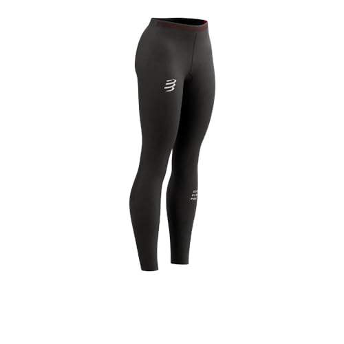 COMPRESSPORT Damen Under Control Full Tight W kompressionsbekleidung, schwarz (schwarz), XS von COMPRESSPORT