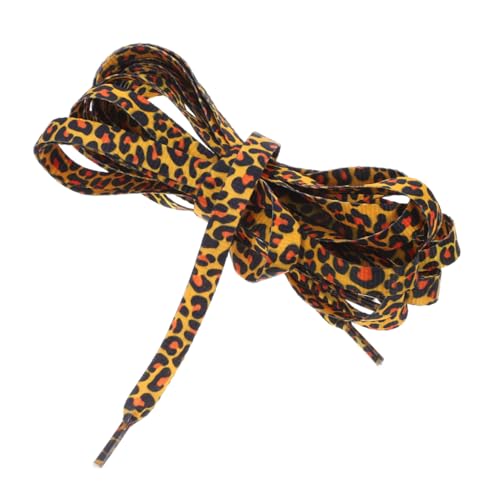 COMPUKAS 1 Paar Leopardenmuster Schnürsenkel Flache Langlebige Polyester Schuhe für Damen und Herren Stylische Schuhbänder für Sneaker Boots und Sportchuhe Einfach zu Schnüren COMPUKAS 1 Paar Leopardenmuster Schnürsenkel Flache Langlebige Polyester Schuhe für Damen und Herren Stylische Schuhbänder für Sneaker Boots und Sportchuhe Einfach zu Schnüren von COMPUKAS