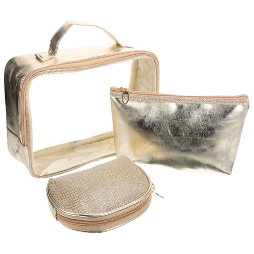 COMPUKAS Kosmetiktasche Reise Große Kapazität Tragbare Make Up Tasche Kunststoff Faltbar für Damen Reise Organizer für Kosmetik von COMPUKAS