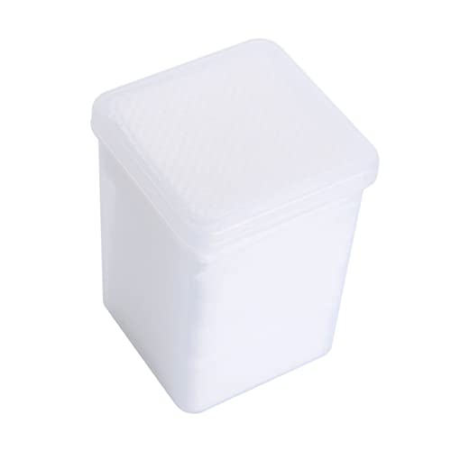 COMPUKAS 1 Schachtel Wattepads für Nagelkleber Baumwolle Fusselfrei Nagelöl Entferner Pads für Make Up und Kleberflaschen Eyelash Graft Wiping Cotton Pads Weiß von COMPUKAS