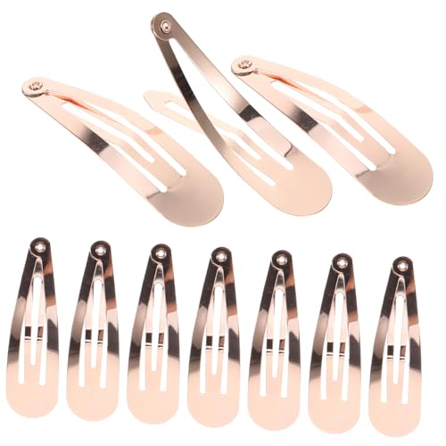 COMPUKAS 10stücke Haarspangen Für Mädchen Kleinkinder Und Junge Mädchen Bonbonfarbene Haarspangen Mit Druckknopf Metallspangen Für Verschiedene Frisuren von COMPUKAS