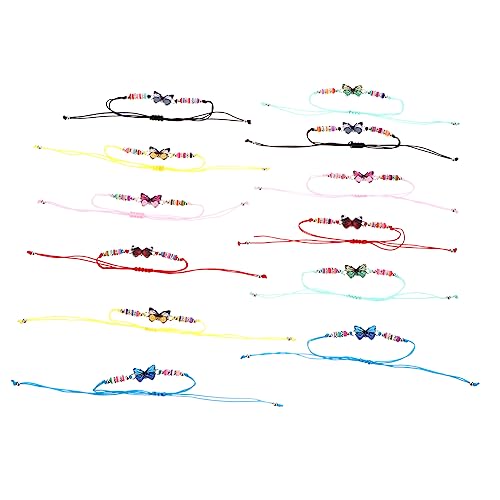 COMPUKAS 12stücke Teiliges Verstellbares Armband Boho Polymer-armband Junge Mädchen Schmuck Heishi Perlenarmband Handseil Boho Modisch Und Langlebig von COMPUKAS