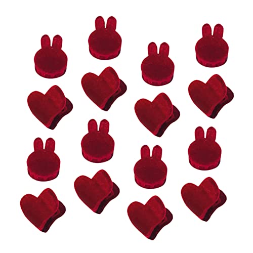 COMPUKAS 16stücke Teiliges Mini Haarklammern Rote Herz-rabbit Claw Clips Kleine Haarspangen Für Mädchen Zum Stylen Make-up Und Mehr COMPUKAS 16stücke Teiliges Mini Haarklammern Rote Herz-rabbit Claw Clips Kleine Haarspangen Für Mädchen Zum Stylen Make-up Und Mehr von COMPUKAS
