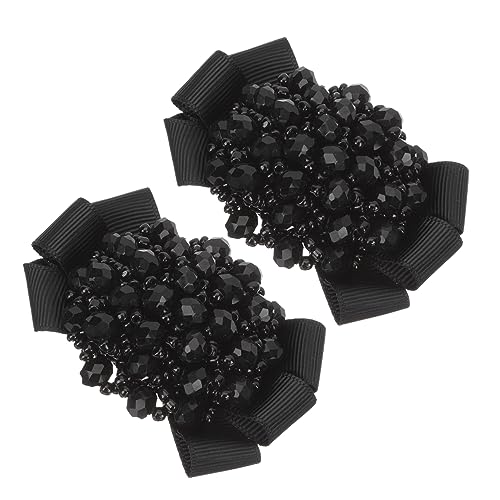 COMPUKAS 1Paar Biegeschuhclips mit Perlen Schuhverzierung für Damen Abnehmbares Zubehör für Ballerinas Hochhackige Schuhe Perfektes für Frauen von COMPUKAS