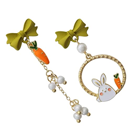 COMPUKAS 1Paar Kaninchenohrringe mit Karotten Design Perlen Asymmetrische Dangle Ohrringe für Frauen Perfektes für Besondere Anlässe COMPUKAS 1Paar Kaninchenohrringe mit Karotten Design Perlen Asymmetrische Dangle Ohrringe für Frauen Perfektes für Besondere Anlässe von COMPUKAS