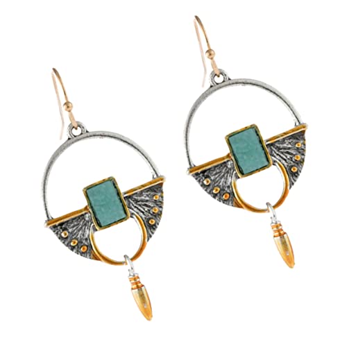 COMPUKAS 1Paar Lange Tropfenohrringe für Damen Retro Ohrhänger mit Eleganter Oberfläche Modischer Schmuck für Entspannte Formelle Anlässe COMPUKAS 1Paar Lange Tropfenohrringe für Damen Retro Ohrhänger mit Eleganter Oberfläche Modischer Schmuck für Entspannte Formelle Anlässe von COMPUKAS