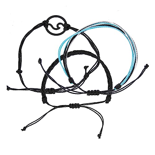 COMPUKAS 1Satz Bohemian Armband Baumwollfaden Handgefertigte Freundschaftsarmbänder für Frauen Verstellbare und Langlebige Armbänder im Design als von COMPUKAS