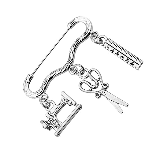 COMPUKAS Motiv Brosche Für Designer Kreative Nähmaschine Anstecknadel Metall Brosche Modisches Für Und Nähbegeisterte Für Kleidung Taschen Und Rucksäcke von COMPUKAS