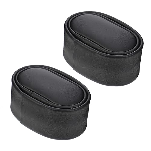 COMPUKAS 2 Stück Automatisches Uhrenkissen aus Weichem PU Formstabiler Watch Winder Polster für Mechanische Uhren Kratzfestes Uhrenbeweger Kissen zur Sicheren Aufbewahrung von COMPUKAS