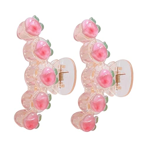 COMPUKAS 2 Stück Große Haarklammer für Damen aus Langlebigem Resin Rutschfest und Stark Haltend Geeignet für Dickes Haar Modischer Haarschmuck für Alltag Shopping und Reisen von COMPUKAS