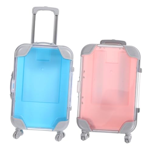 COMPUKAS 2 Stück Mini Wimpern Reiseetui mit Ausziehbarem Griff wasserdichte und Stoßfeste Aufbewahrungsbox für Falsche Wimpern und Make Up Praktischer Organizer von COMPUKAS