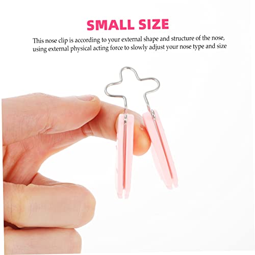 COMPUKAS 2 Stück Nasenlifting Clip Silikon Nasenformer Nase Clip Komfortabler Beauty Tool zur Nasenformkorrektur und Nasenbrücke Glättung für Damen von COMPUKAS