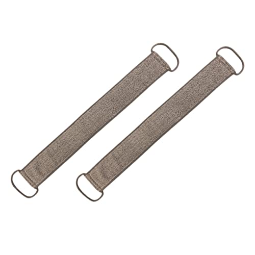 COMPUKAS 2 Stück Peeling Rückenschrubber mit Langem Band zur Tiefenreinigung und Entfernung Trockener Haut für Dusche und Bad Doppelseitiger Rückenwaschlappen für Männer und Frauen von COMPUKAS