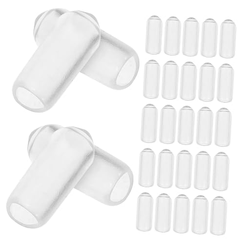 COMPUKAS 200stücke Stirnband-endkappen Gummi-endstopfen Stirnband-ersatzkappen Haarband-zubehör von COMPUKAS