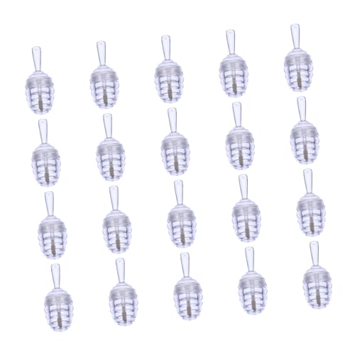 COMPUKAS 20stücke Transparente Diy Lip Gloss Flaschen Kunststoff Lip Balm Tubes Leere Behälter Nachfüllbar von COMPUKAS