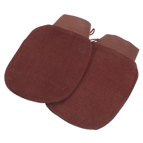 COMPUKAS 2stücke Badehandschuhe Für Körperpeeling Und Aus Hautverträglichem Material Geeignet Für Männer Und Frauen Als Badezimmerzubehör von COMPUKAS