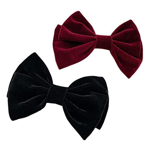 COMPUKAS 2stücke Haarspangen Für Frauen Mit Federclip Haarschleifen Für Damen Rutschfeste Haarclips Für Alltag Und Partys Leicht Und Wiederverwendbar von COMPUKAS