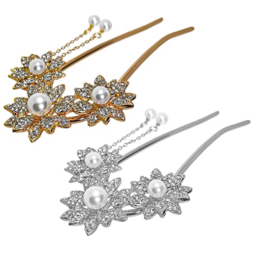 COMPUKAS 2stücke Haarstäbchen Mit Blumen-perlen-design Gabeln Für Frauen Retro-haar-schmuck Mit Quasten Für Dutt Haarnadeln Für Hochzeit Und Geburtstagsgeschenke COMPUKAS 2stücke Haarstäbchen Mit Blumen-perlen-design Gabeln Für Frauen Retro-haar-schmuck Mit Quasten Für Dutt Haarnadeln Für Hochzeit Und Geburtstagsgeschenke von COMPUKAS