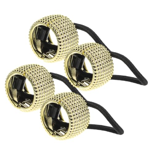 COMPUKAS 4 Stück Elastische Haarbänder mit Ponytail halter in Gold Flexible Haargummis mit Modischem Perlen design Schonend und Langlebig für Damen für Alltag Sport und Party COMPUKAS 4 Stück Elastische Haarbänder mit Ponytail halter in Gold Flexible Haargummis mit Modischem Perlen design Schonend und Langlebig für Damen für Alltag Sport und Party von COMPUKAS