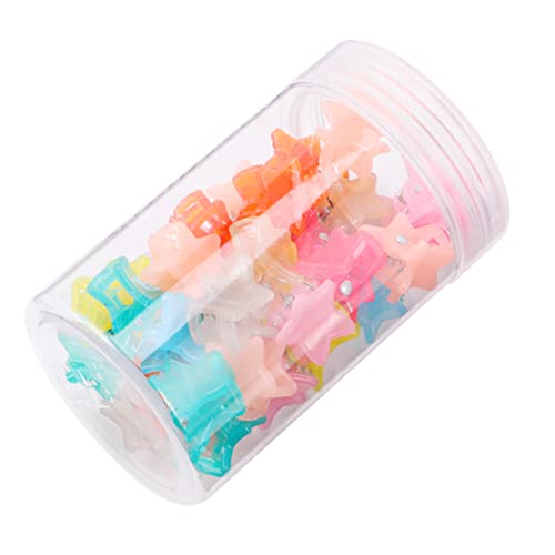 COMPUKAS 40 Stück Mini Haarklammern für Mädchen Teiliges mit Süßen Stern Haarspangen für Kleinkinder Leicht und Langlebig Vielseitig Einsetzbar von COMPUKAS