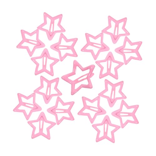 COMPUKAS 40stücke Stern-haarspangen Haarklammern Für Dünnes Haar Metall Haarklammern Für Frauen Und Mädchen Süßer Haarschmuck Für Verschiedene Frisuren Pinke Accessoires von COMPUKAS