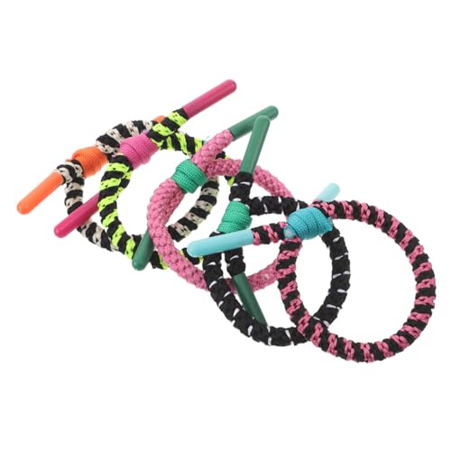 COMPUKAS 5stücke Farbige Sportliche Haargummis Für Mädchen Und Frauen Elastische Zopfbänder Für Hohe Pferdeschwänze Rutschfeste Und Sanfte Haaraccessoires Für Alltag Und Sport von COMPUKAS