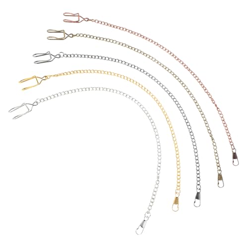 COMPUKAS 5stücke Taschenuhrkette Für Herren Legierung Westengürtelkette Vintage-Design Passend Für Jeans Und Anzüge Für Business Und Freizeit von COMPUKAS