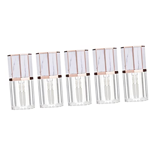 COMPUKAS 5stücke Leere Lip Gloss Röhrchen Lippenpflege Behälter Für Lipgloss Lip Oil Und Mehr Für Reisen Und Tägliche Anwendung Aus Langlebigem Material COMPUKAS 5stücke Leere Lip Gloss Röhrchen Lippenpflege Behälter Für Lipgloss Lip Oil Und Mehr Für Reisen Und Tägliche Anwendung Aus Langlebigem Material von COMPUKAS