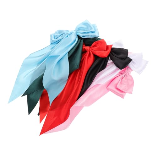 COMPUKAS 6 Elegante Haarnadeln Mit Schleife: Haarnadeln Mit Langer Schleife, Dekorative Haarspangen Für Mädchen Und Frauen, Haarspange Mit Schleife von COMPUKAS