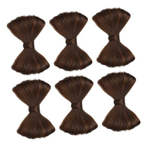 COMPUKAS 6 Stück Teiliges Bowknot Haarklammern für Voluminöse Dutt frisuren Dekorative Schleifen haarspangen für Frauen und Mädchen Einfaches Styling für Kurze und Dünne Haare bei Events von COMPUKAS