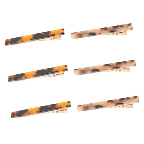 COMPUKAS 6stücke Haarspangen Mit Druckdesign Acetat-acryl Material Haarklammern Für Damen Haarschmuck Für Verschiedene Frisuren Unverformbar Und Bequeme Haarstyling-tools COMPUKAS 6stücke Haarspangen Mit Druckdesign Acetat-acryl Material Haarklammern Für Damen Haarschmuck Für Verschiedene Frisuren Unverformbar Und Bequeme Haarstyling-tools von COMPUKAS