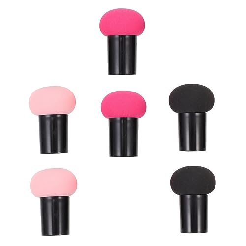 COMPUKAS 6stücke Make-up Lidschatten Puderquaste Make-up Tool Für Mädchen Pilz Form von COMPUKAS