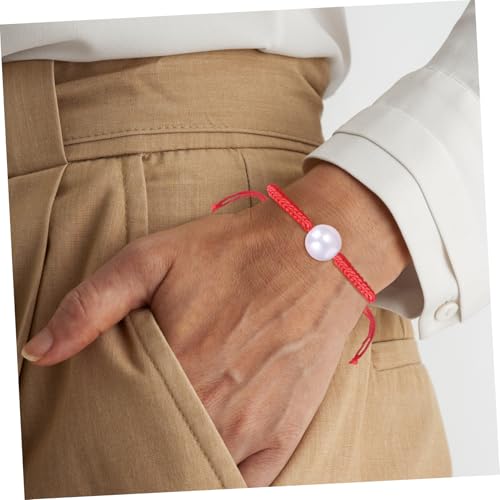 COMPUKAS 8Stücke Rote Schnurarmbänder Handgefertigte Buddhistische Armbänder für Freundschaft und Liebe DIY Geflochtene Armbänder Verstellbare Seilarmbänder Elegantes Zubehör für Damen COMPUKAS 8Stücke Rote Schnurarmbänder Handgefertigte Buddhistische Armbänder für Freundschaft und Liebe DIY Geflochtene Armbänder Verstellbare Seilarmbänder Elegantes Zubehör für Damen von COMPUKAS