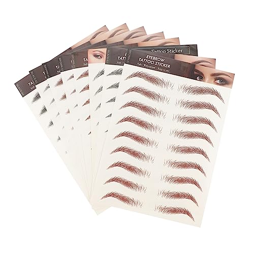 COMPUKAS 8Stücke Selbstklebende Augenbrauenaufkleber Imitation Augenbrauen Wasserdichte Make Up Sticker für Natürliche und Volle Augenbrauen für Anfänger und Profis COMPUKAS 8Stücke Selbstklebende Augenbrauenaufkleber Imitation Augenbrauen Wasserdichte Make Up Sticker für Natürliche und Volle Augenbrauen für Anfänger und Profis von COMPUKAS
