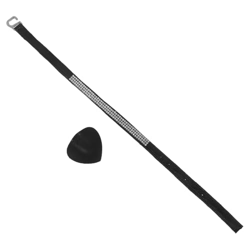 COMPUKAS Abnehmbare High Heels Schuhriemen mit Strass Verzierung Verstellbare Fersenriemen für Damen Pumps Rutsch Schnallenverschluss Schuhriemen Binden Kompatibel mit Eleganten von COMPUKAS