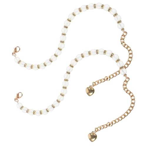 COMPUKAS Anti lose High Heel Schuhriemen Perlenoptik Komfortable Fersenhalter Für Damen Hohe Absätze Sicherer Halt Installationfrei von COMPUKAS