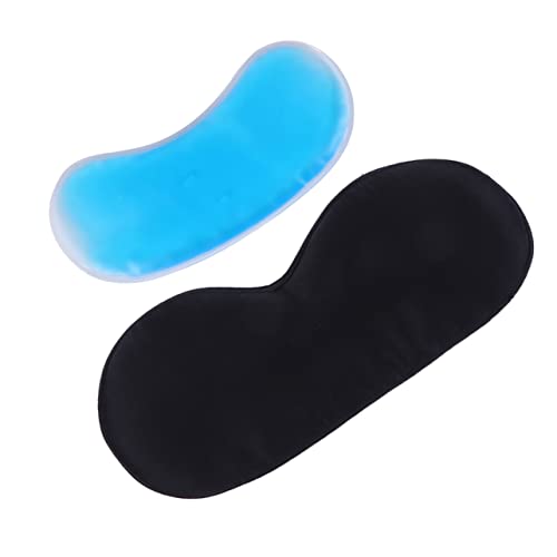 COMPUKAS Seidene Schlafmaske Für Männer Und Verstellbare Lichtblockierende Augenmaske Aus Maulbeerseide Mit Kühlenden Eigenschaften Für Besseren Schlaf Und Entspannung Für Reisen Und von COMPUKAS