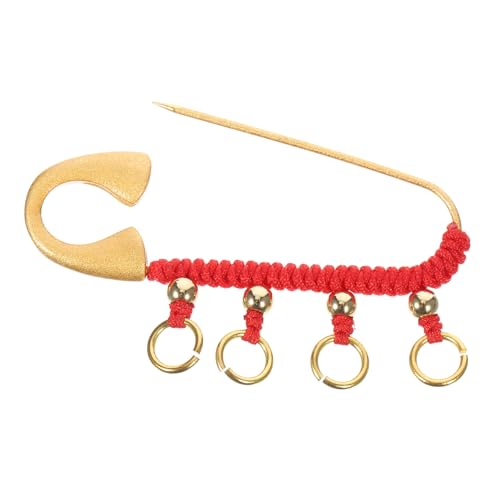 COMPUKAS Brass Sicherheitsnadel Brosche Handgefertigt Vintage Stil und Damen Anstecknadel Robuste Kleidung Sicherheitsbrosche Haut und Textilschäden von COMPUKAS