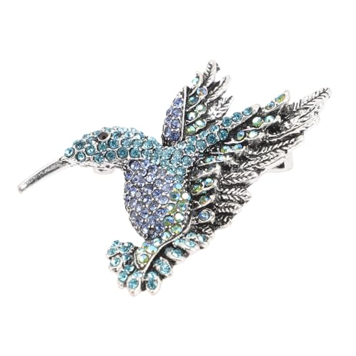 COMPUKAS Brosche Pin für Damen Strass Dekorative Anstecknadel Vogel Broschennadel Modischer Schmuck für Besondere Anlässe und Alltagsoutfits von COMPUKAS