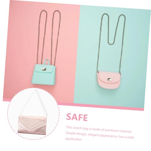 COMPUKAS Damen Abendtasche Clutch Handtasche aus Samt Kompakte Multi use Kosmetiktasche für Hochzeit Party Bankett und Abendveranstaltungen Stilvoll und Praktisch von COMPUKAS