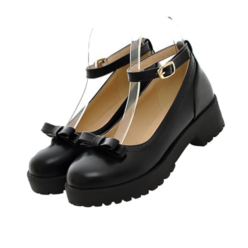 COMPUKAS Damen Bowknot Mary Schuhe Frühling Sommer Ballerinas mit Rutschfester Gummisohle Bequeme Flache Mode Einzelne Schuhe für Alltag und Party COMPUKAS Damen Bowknot Mary Schuhe Frühling Sommer Ballerinas mit Rutschfester Gummisohle Bequeme Flache Mode Einzelne Schuhe für Alltag und Party von COMPUKAS