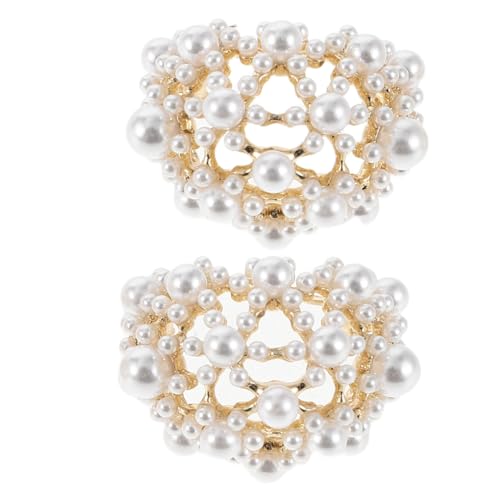 COMPUKAS Perlencreolen Für Damen Mit Ausgehohlter Struktur Und Künstlichen Perlenclustern Leichte Stilvolle Ohrringe Mit Französischem Haken Für Alltags Und Party-outfits von COMPUKAS