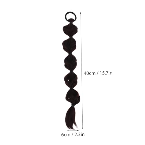 COMPUKAS Dunkelbraune Bubble Braid Haarverlängerung Geflochtene Ponytail Extensions für Damen Natürliche Lockere Zöpfe Modischer Look Trendiger Styling haarschmuck COMPUKAS Dunkelbraune Bubble Braid Haarverlängerung Geflochtene Ponytail Extensions für Damen Natürliche Lockere Zöpfe Modischer Look Trendiger Styling haarschmuck von COMPUKAS