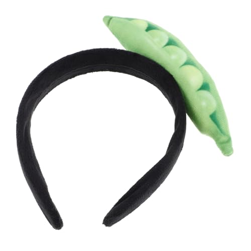 COMPUKAS Erbsen Haarband Süßes Stirnband Stirnbänder Luau Stirnband Neuartige Kopfbedeckung Gemüse Kostüm Weihnachts Haarreif von COMPUKAS