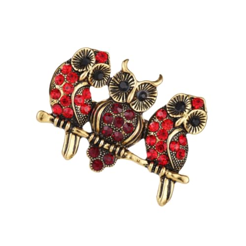 COMPUKAS Eulenbrosche aus Legierung Damen Tierbrosche Modisch Leicht Schmuck für Kleidung Taschen Schals Geeignet für Frauen zu Besonderen Anlässen COMPUKAS Eulenbrosche aus Legierung Damen Tierbrosche Modisch Leicht Schmuck für Kleidung Taschen Schals Geeignet für Frauen zu Besonderen Anlässen von COMPUKAS
